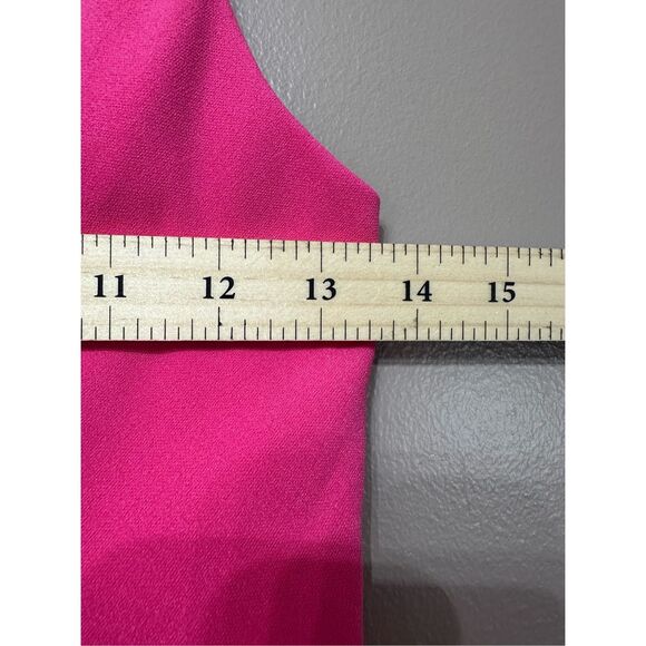 NWOT Hello Molly Down For Wine Barbiecore Pink Scoop Back Mini Cocktail Dress 8 - Picture 7 of 11